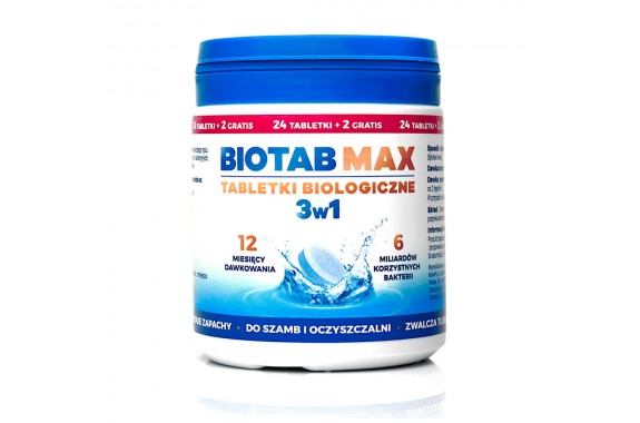 BioTab MAX 3in1 Біологічні таблетки для септиків