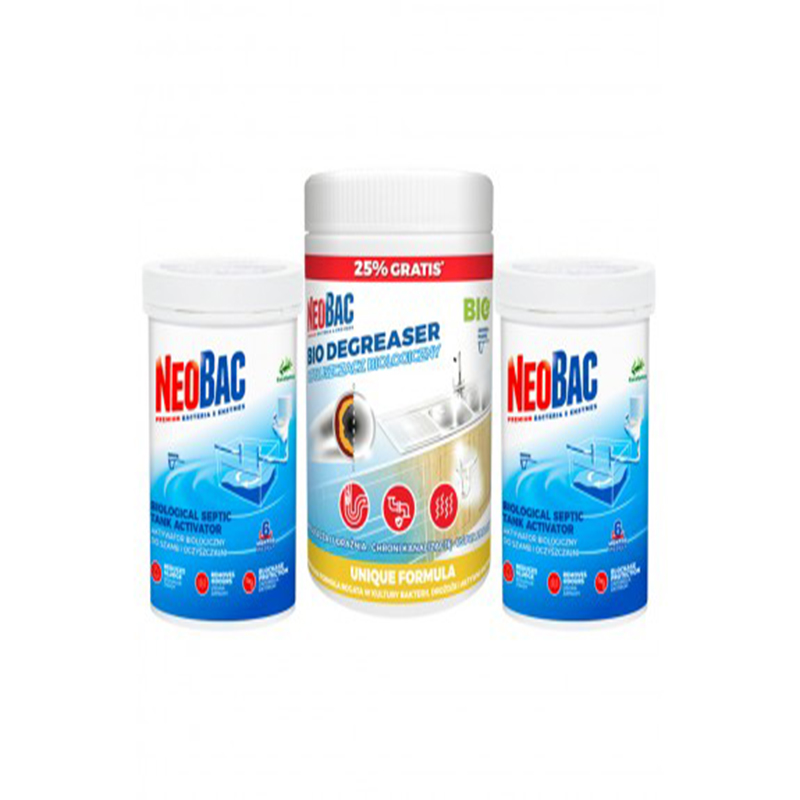 NeoBac Activator 1,2 кг + біологічний знежирювач на рік